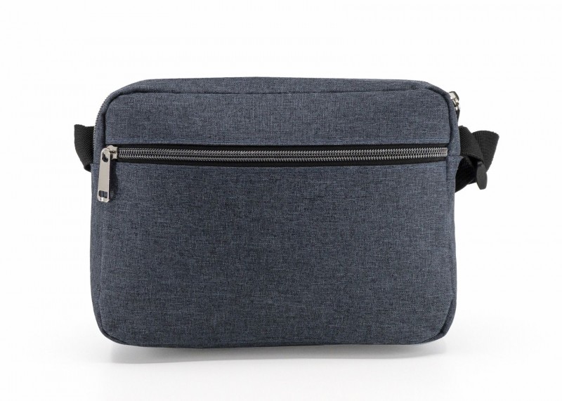 BP1139 - Heathered 3-Zipper Sling Bag