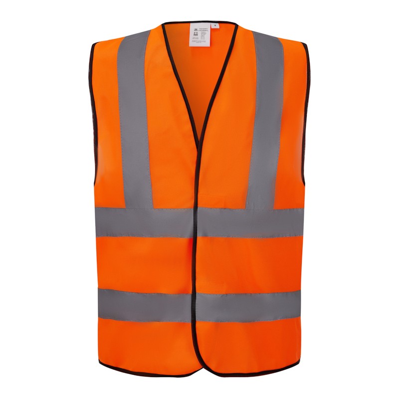 SV1210   ANSI/ISEA Class 2 Economy Safety Vest Neon Orange