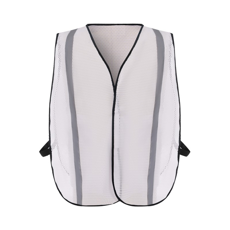 SV9120   Poly Mesh Safety Vest, Non-ANSI White 