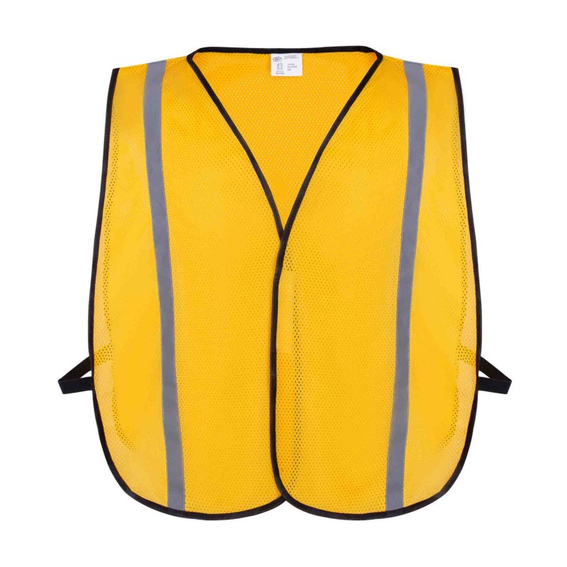 SV9180 Economy Poly Mesh Safety Vest, Non-ANSI Golden Rod