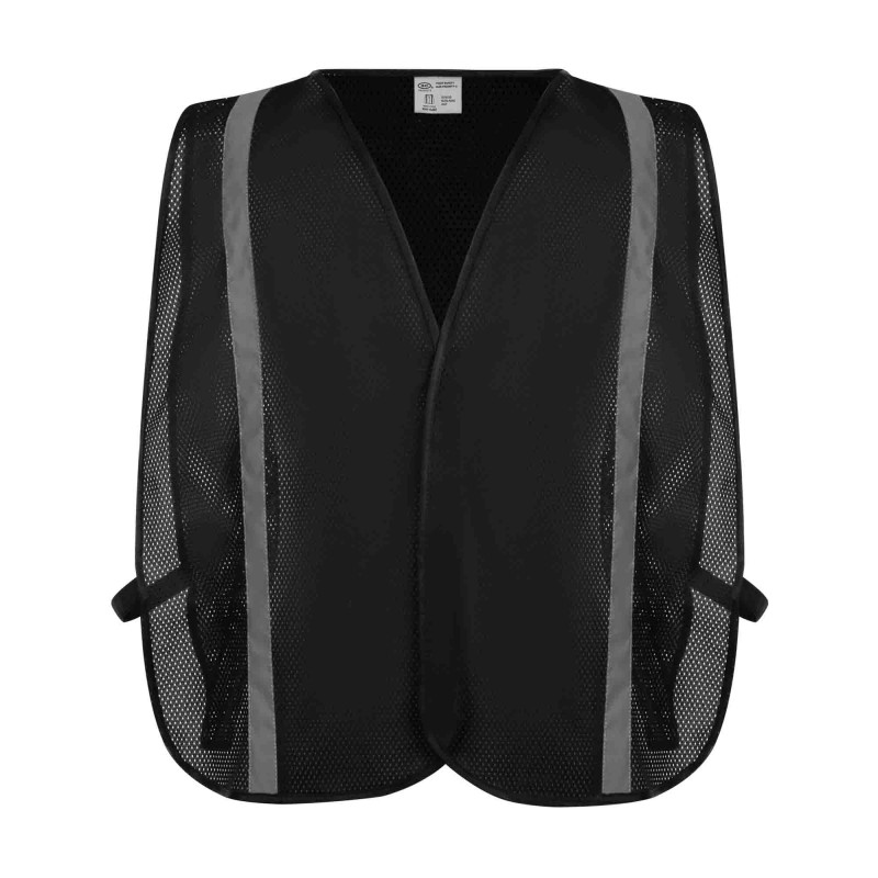 SV9150   Poly Mesh Safety Vest, Non-ANSI Black