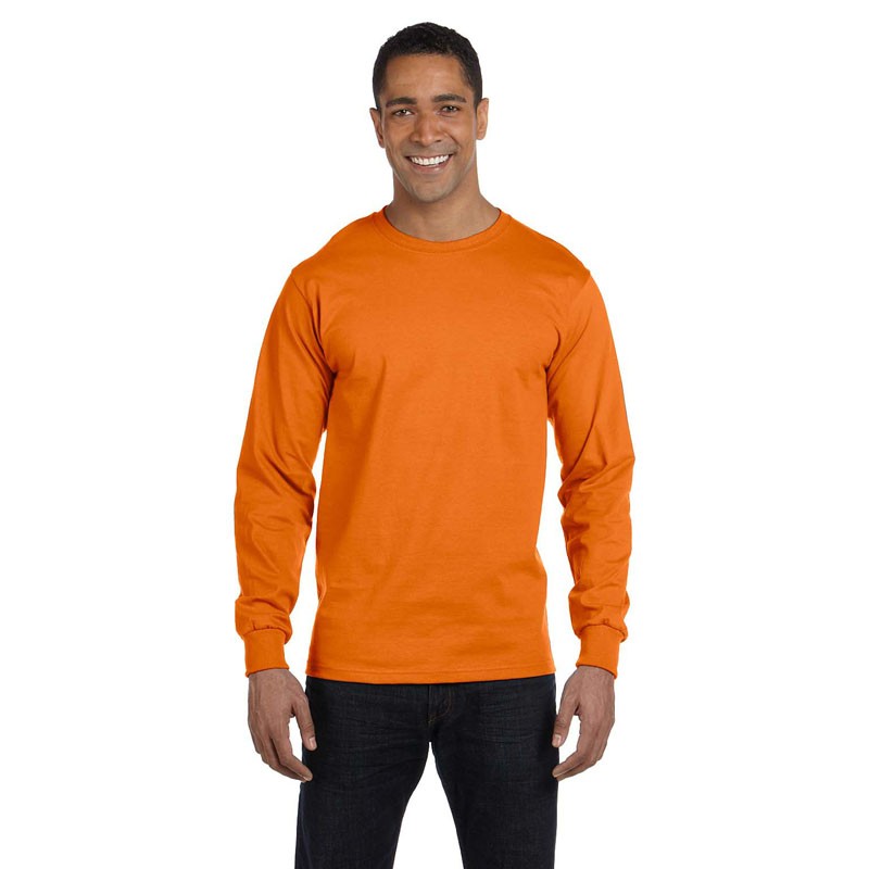 5186   Hanes Adult 6.1 oz. Long-Sleeve Beefy-T®