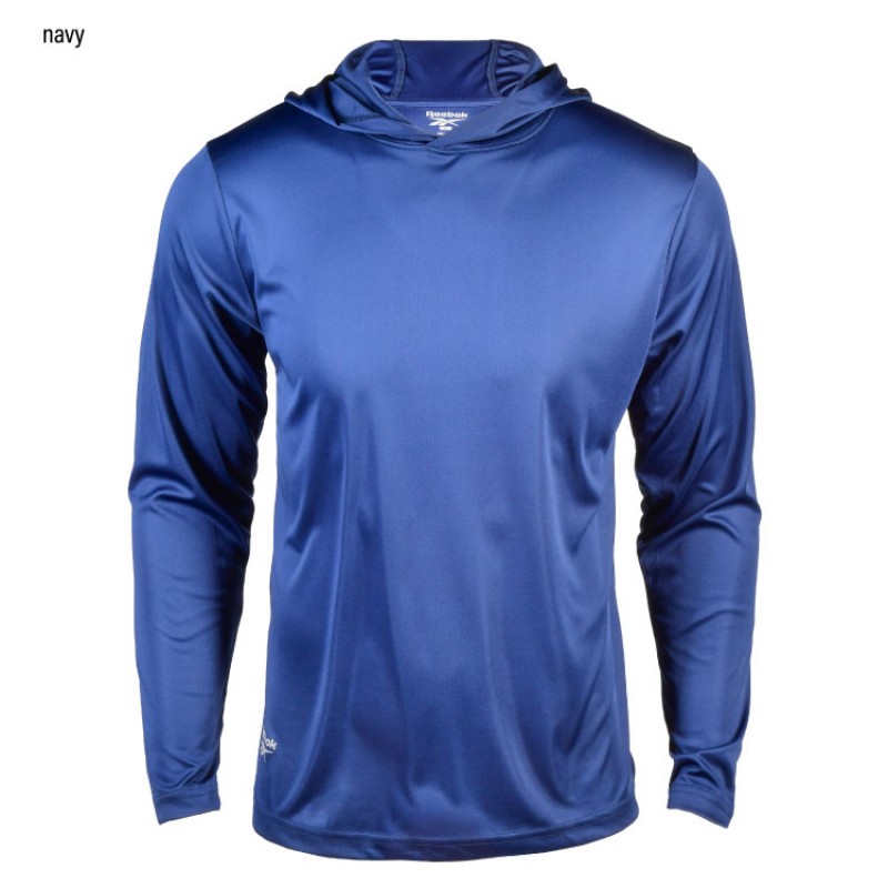 7051 - Reebok Max Ultra Cool Long-Sleeve T-shirts w/ Hood