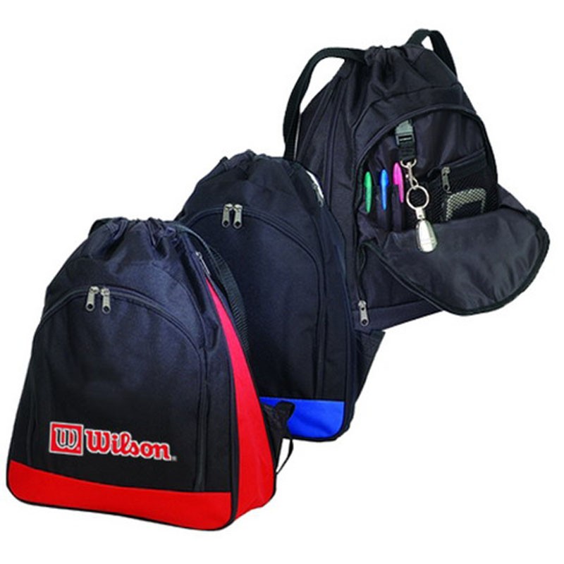 BP196   Deluxe Expandable Drawstring Backpack 