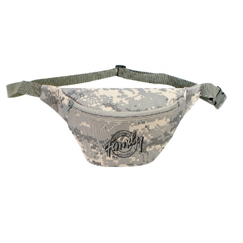 FP1012CM   Digital Camo One Zipper Fanny Pack
