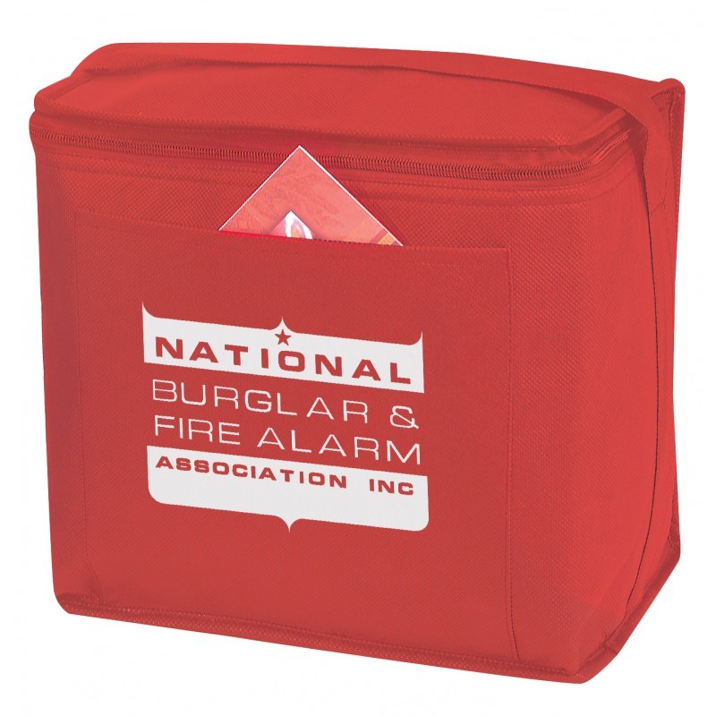 LB4066   NON-WOVEN COOLER TOTE BAG WITH FOIL LINING