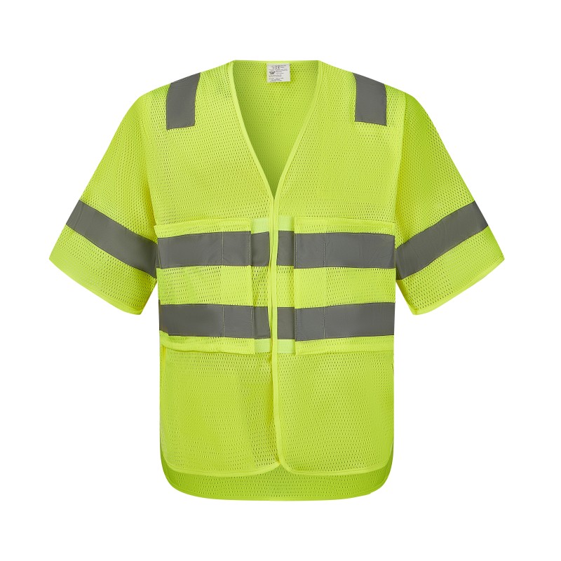 SV7300   ANSI/ISEA 107-2015 Class 3 Safety Vest 5-Point Break Away Design 