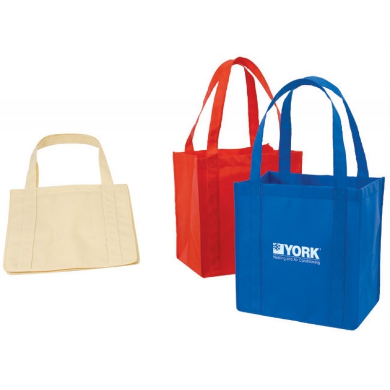 TB108   LARGE NON-WOVEN TOTE BAG W/PLASTIC BOTTOM