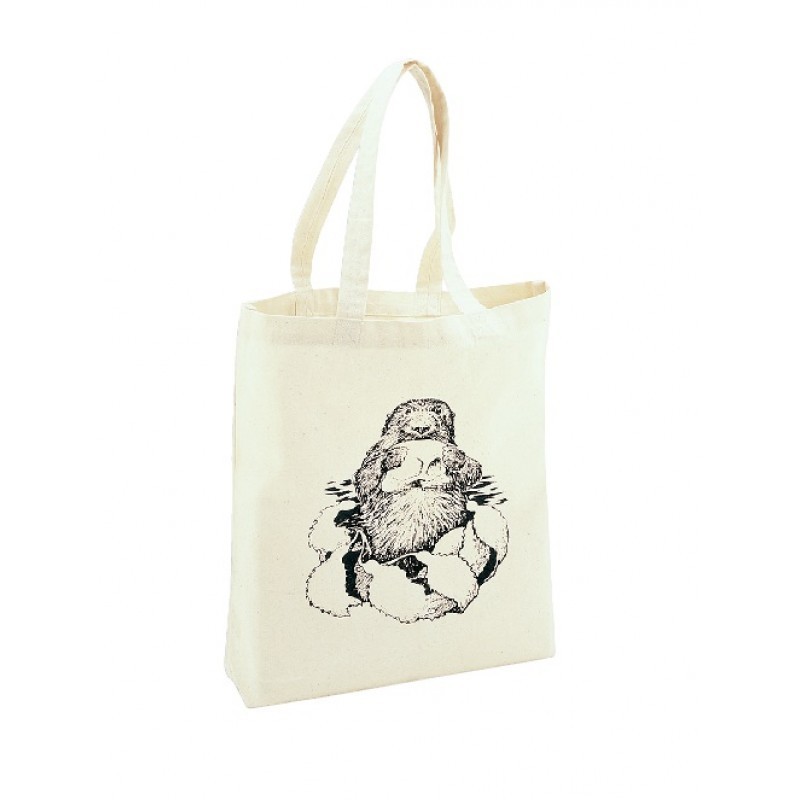 TB121   9 OZ. CANVAS SHOPPING TOTE W/ 22" HANDLE