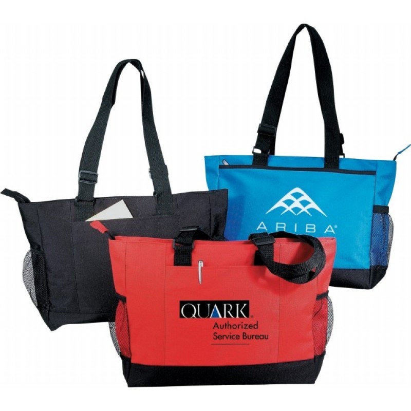 TB179   ZIPPER TOTE BAG