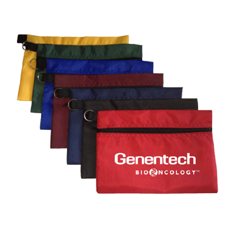 TK1065   Nylon Zipper Bank Pouch / Pencil Bag