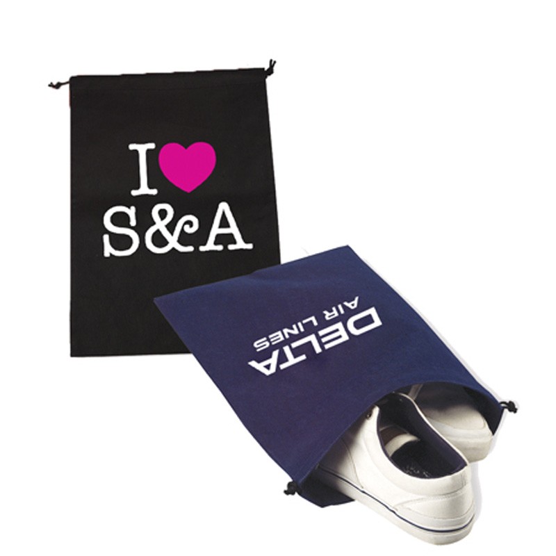 TK217   DRAWSTRING SHOE STORAGE BAG W/ADJUSTABLE CORD