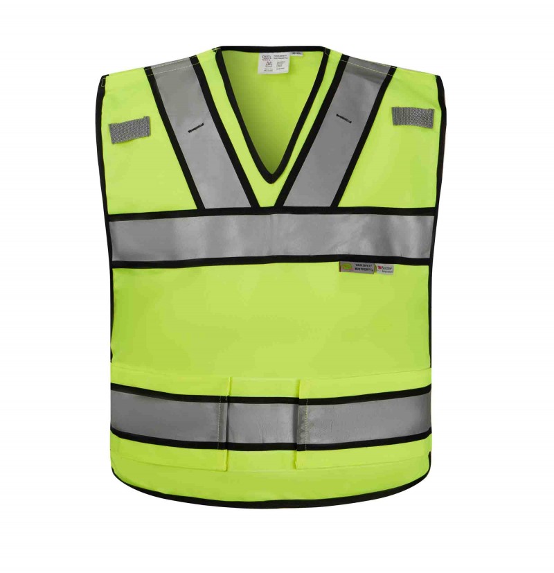 SVP7000   Public Safety Vest Features 3M Scotchlite Reflective Tape