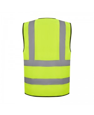 SV1110   ANSI/ISEA Class 2 Economy Safety Vest Neon Green/ Yellow