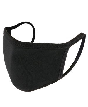 3CFM-PP500 Black 2-ply Breathable Reusable Face Mask