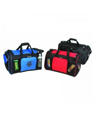 DB6047   Deluxe 2  Side Pocket  Duffel Bag 