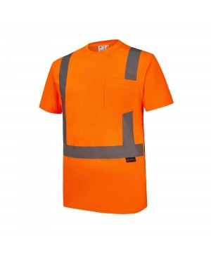 ST2000   ANSI Class 2 Safety T-Shirt Neon Orange 