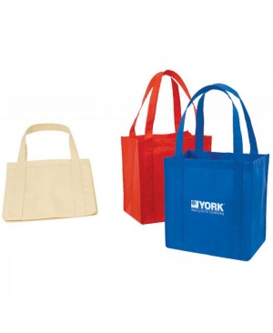 TB108   LARGE NON-WOVEN TOTE BAG W/PLASTIC BOTTOM