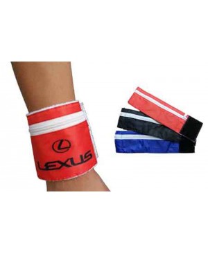 WRS202   Wrist Band Runner with Zipper Pocket