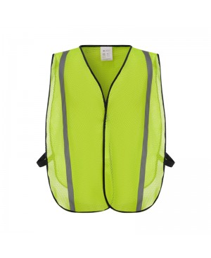SV9100   Poly Mesh Safety Vest Neon Green/ Yellow 
