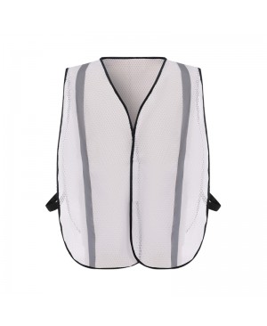 SV9120   Poly Mesh Safety Vest, Non-ANSI White 