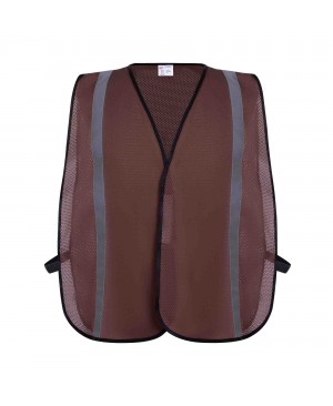 SV9112 Economy Poly Mesh Safety Vest, Non-ANSI Brown