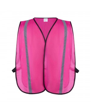 SV9170 Hot Pink Cool Mesh Economy Safety Vest - Non-ANSI