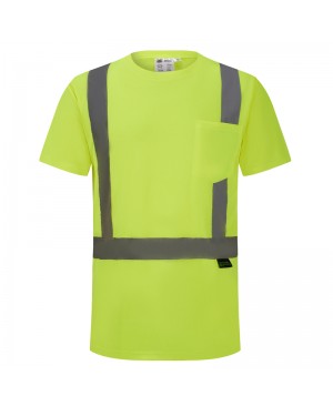 ST1000  ANSI Class 2 Short-Sleeve Safety T-Shirt Green 