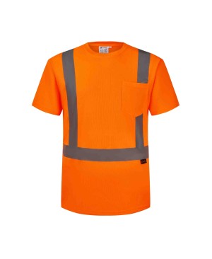 ST2000   ANSI Class 2 Safety T-Shirt Neon Orange 