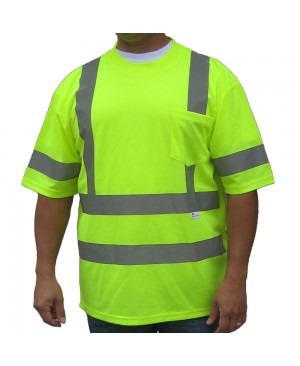 ST3100   ANSI/ISEA Class 3 Safety T-Shirt with 3M Reflective