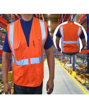 SV-FR-4250   FR Rated Safety Vest Meets ANSI/ISEA Class 2 Standards