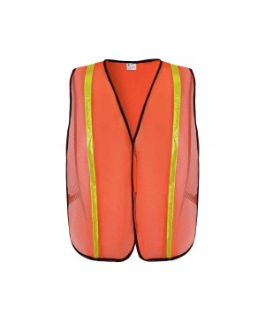SV9400   Poly Mesh Safety Vest with 1" Wide Yellow Reflective
