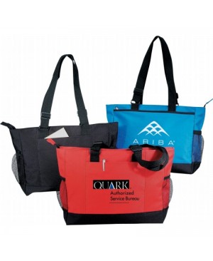 TB179   ZIPPER TOTE BAG