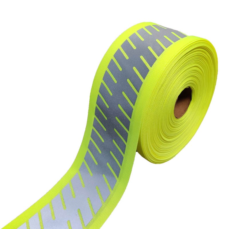 3CSEW-ST-302001 Segmented ANSI Reflective Tape On Safety Green Fabrics
