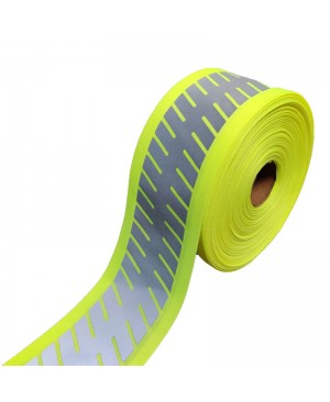 3CSEW-ST-302001 Segmented ANSI Reflective Tape On Safety Green Fabrics