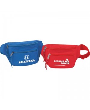 FP1015   3-ZIPPER FANNY PACK W/ADJUSTABLE WAIST-STRAP